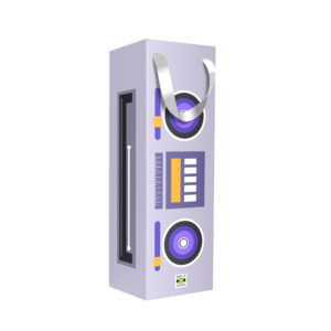 Boom Box Wine Bag